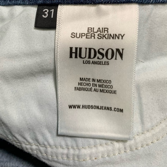 💥NEW TO CLOSET!! Hudson Blair High-Rise (Skinny Ankle) Size 31 - Picture 8 of 8
